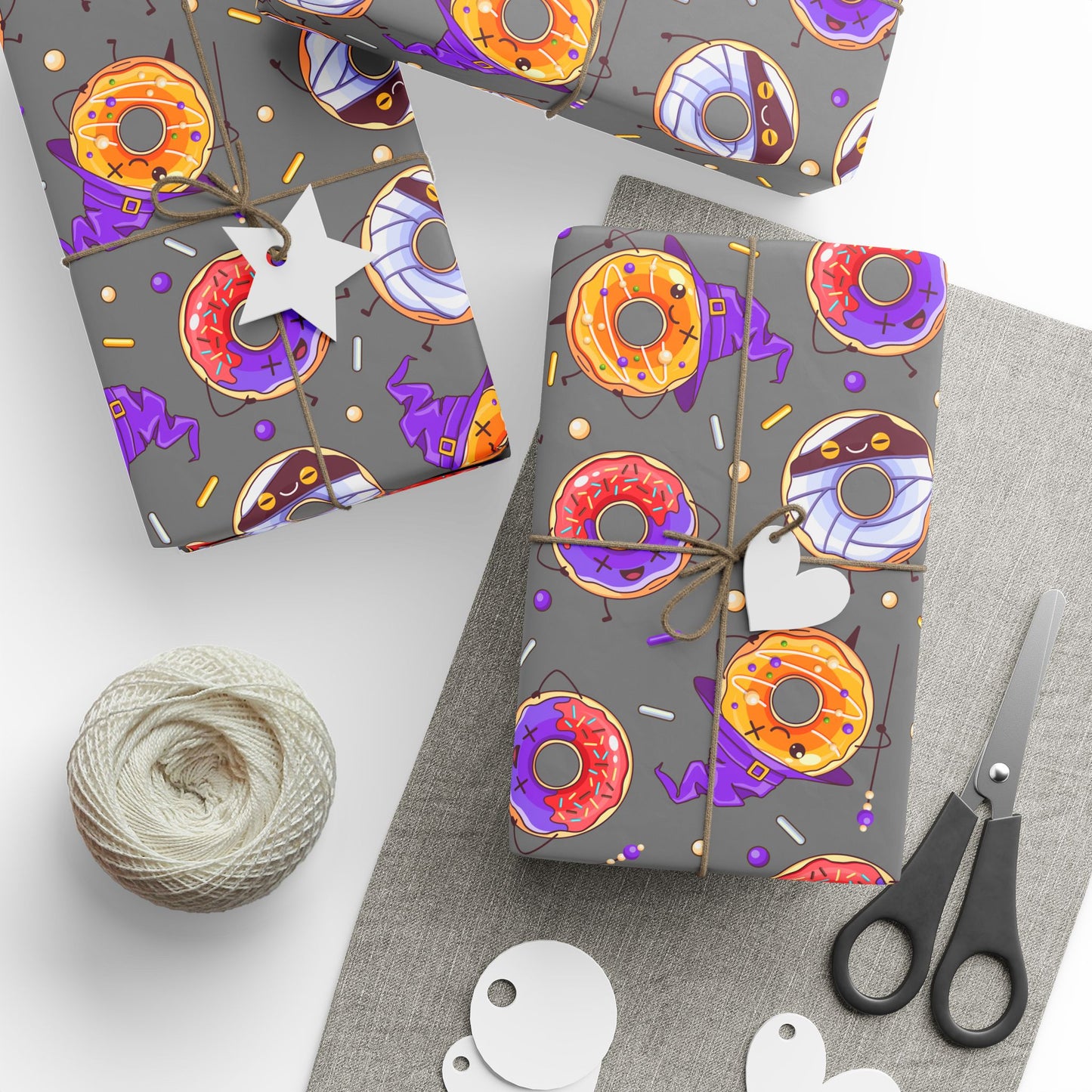 Spooky Donut Wrapping Paper