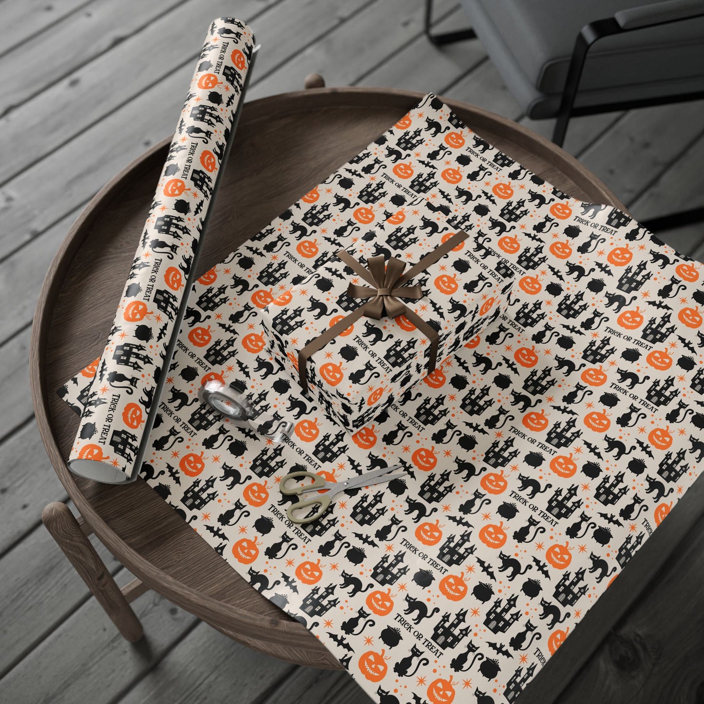 Haunted House Wrapping Paper