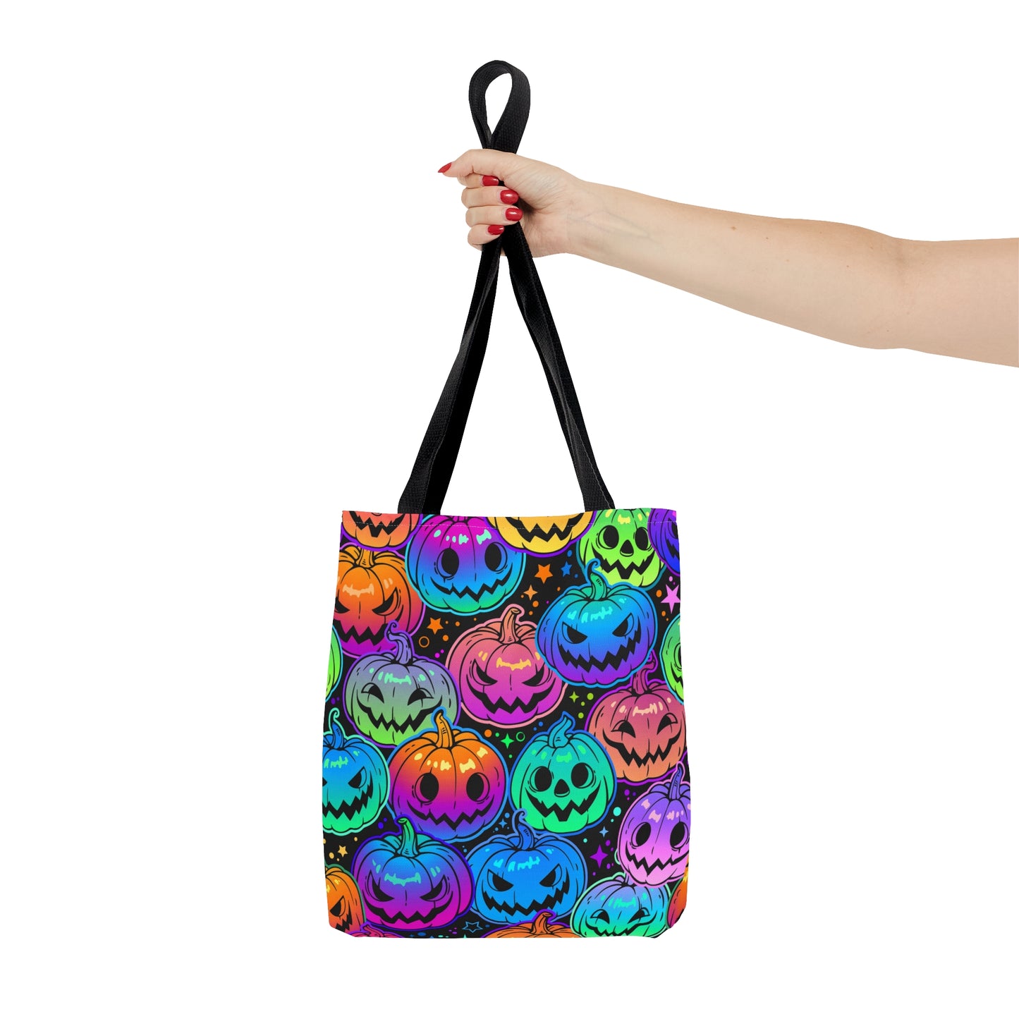 Colorful Pumpkin Tote Bag