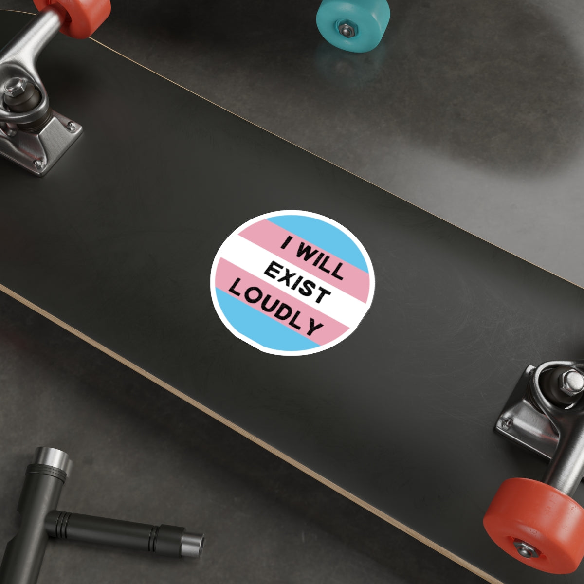 I Will Exist Loudly Sticker