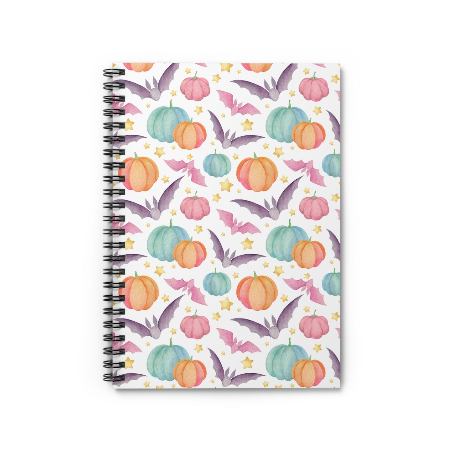 Pastel Bat Spiral Notebook