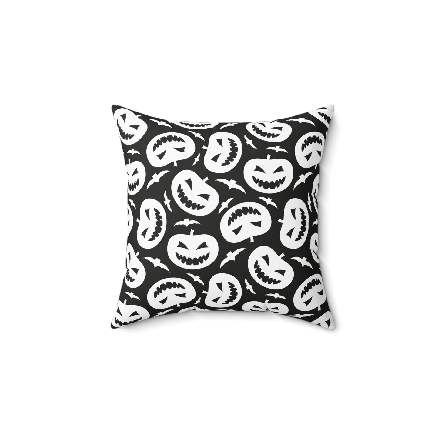 White Pumpkins Square Pillow