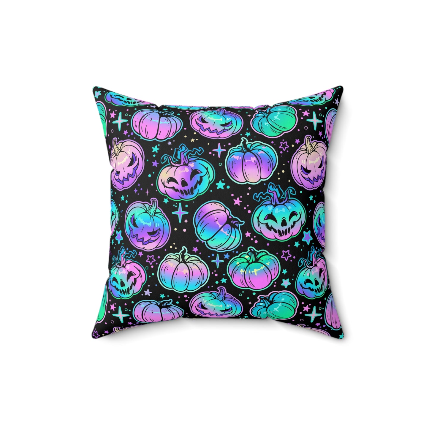 Pastel Pumpkin Square Pillow