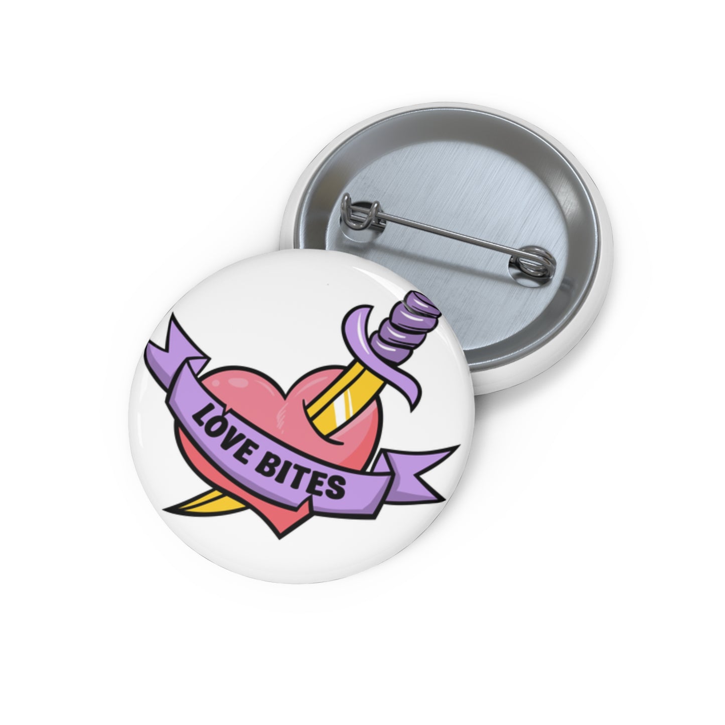 Love Bites Pin Buttons