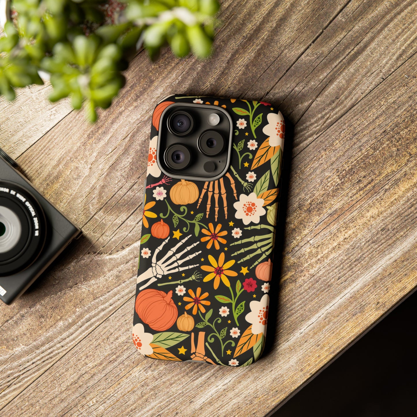 Bones And Flowers Phone Case