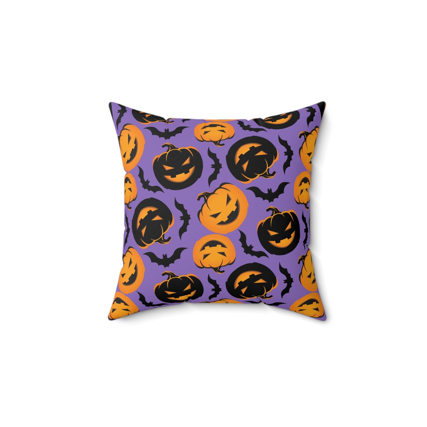 Spooky Pumpkin Square Pillow