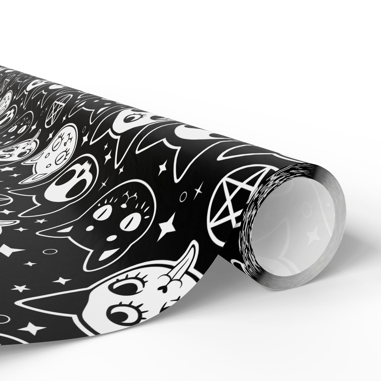 Spooky Cat Wrapping Paper