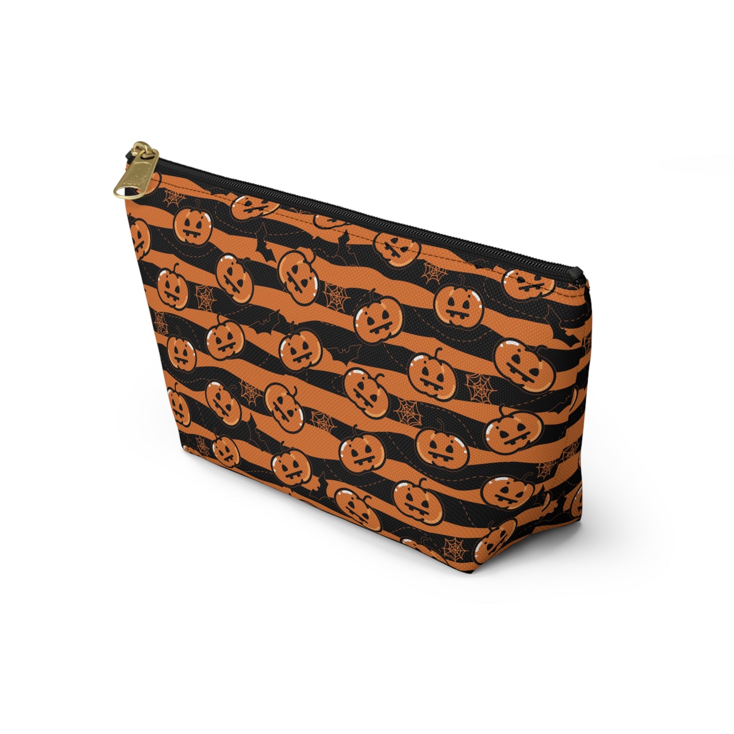 Halloween Stripes Accessory Pouch