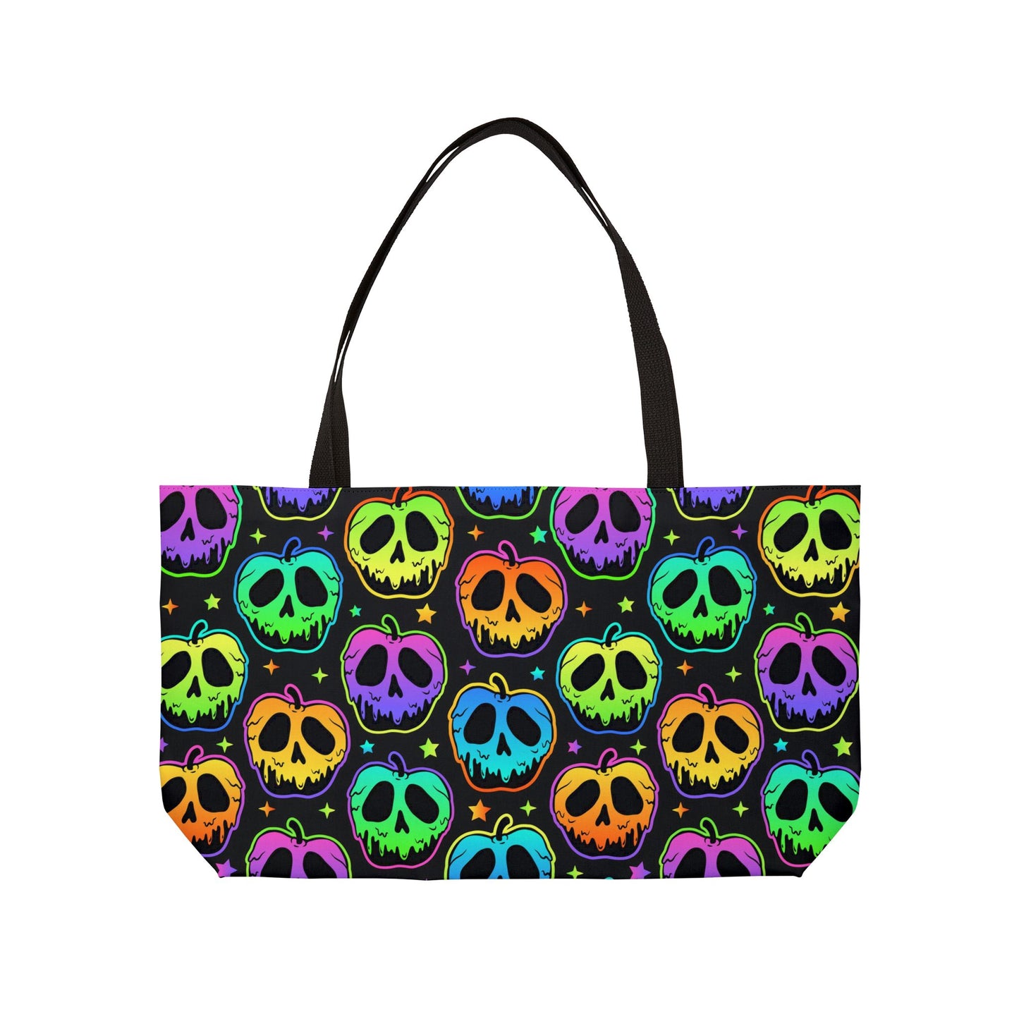 Neon Poisoned Apple Weekender Tote Bag