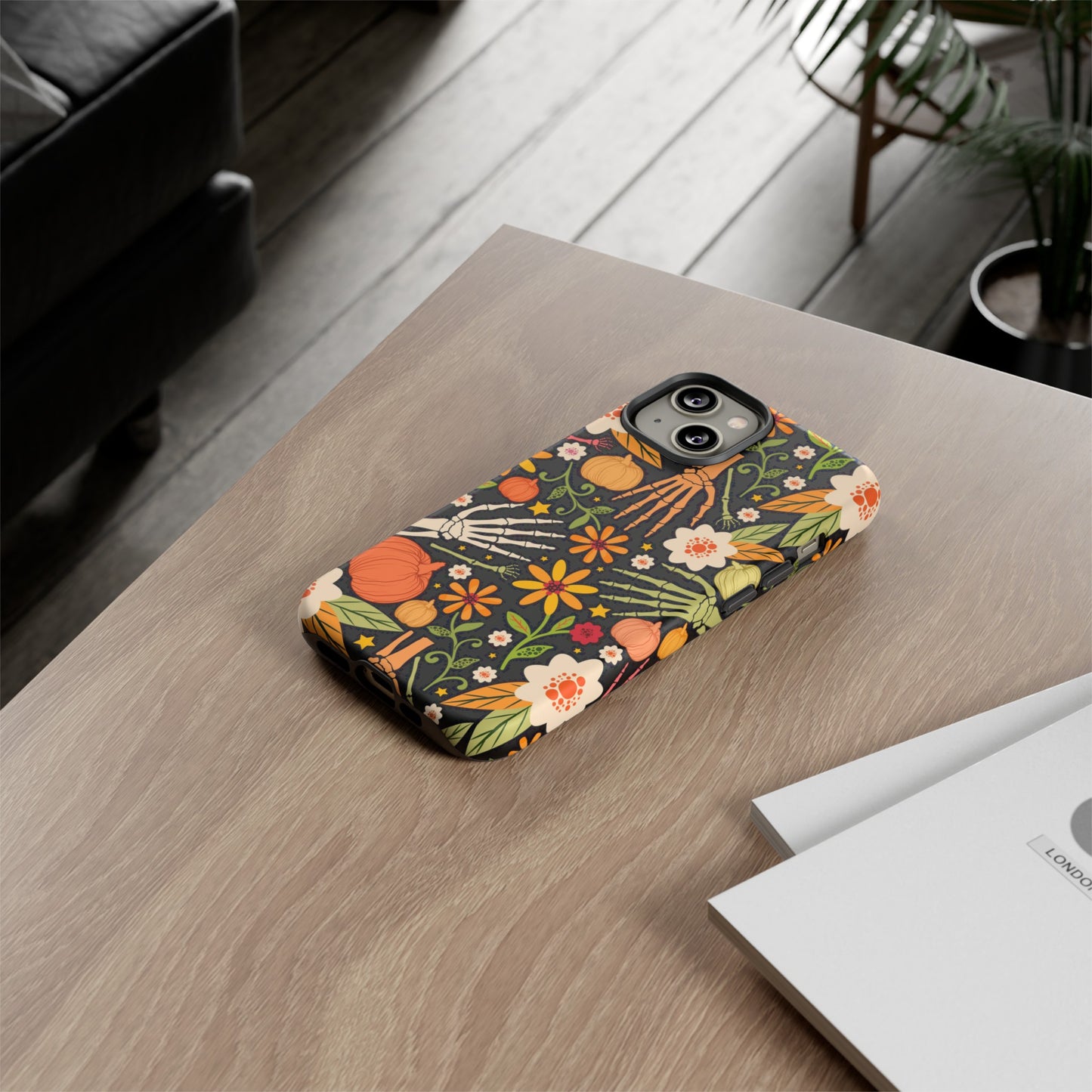 Bones And Flowers Phone Case