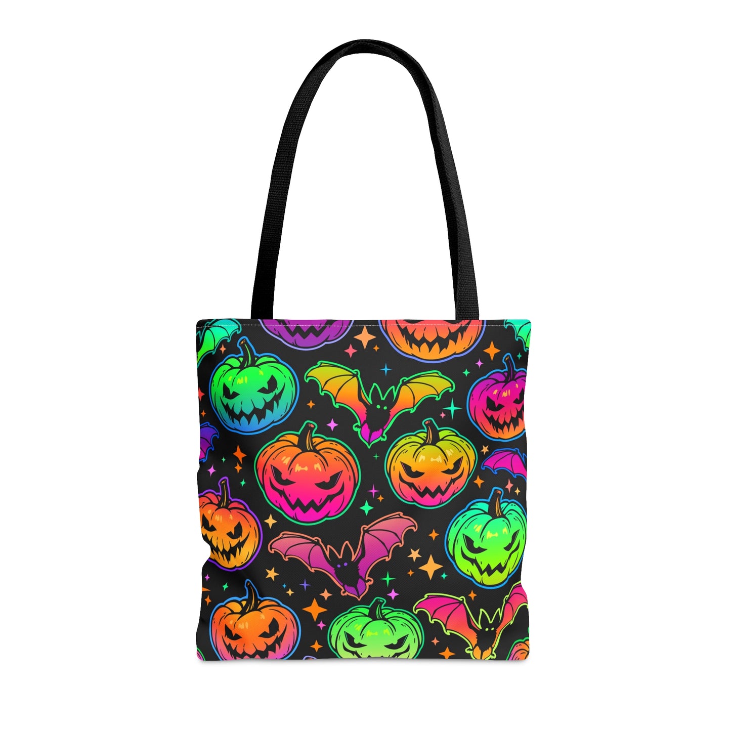 Neon Pumpkin Tote Bag