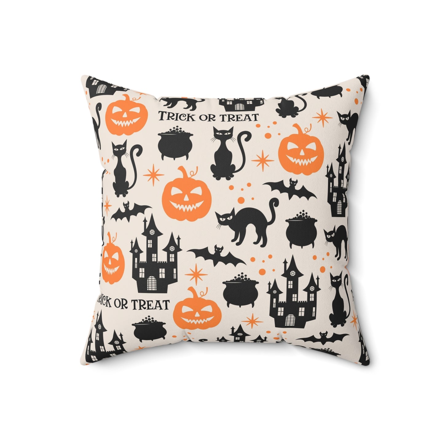 Trick Or Treat Square Pillow