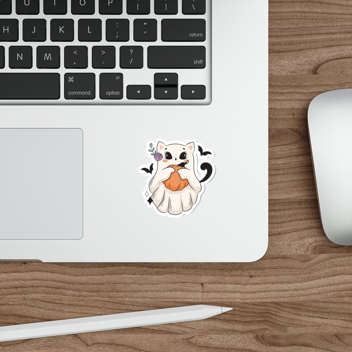 Ghost Cat Sticker