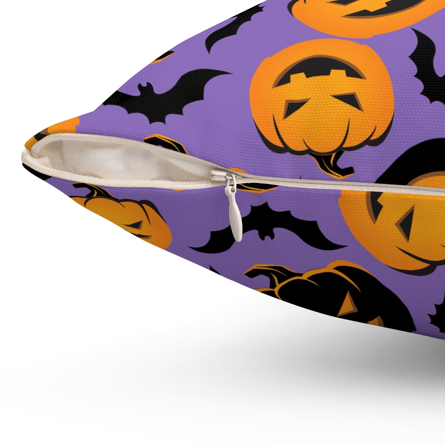 Spooky Pumpkin Square Pillow