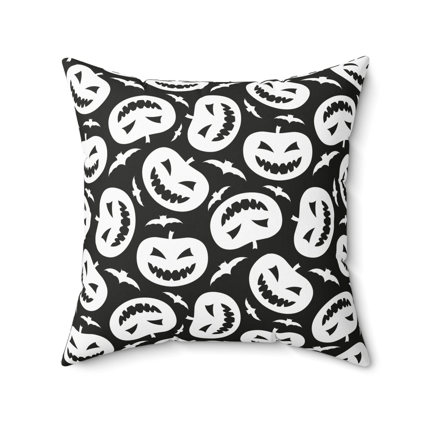 White Pumpkins Square Pillow