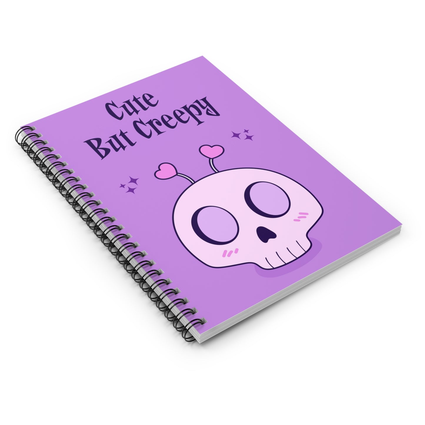 Cute But Creepy Spiral Notebook