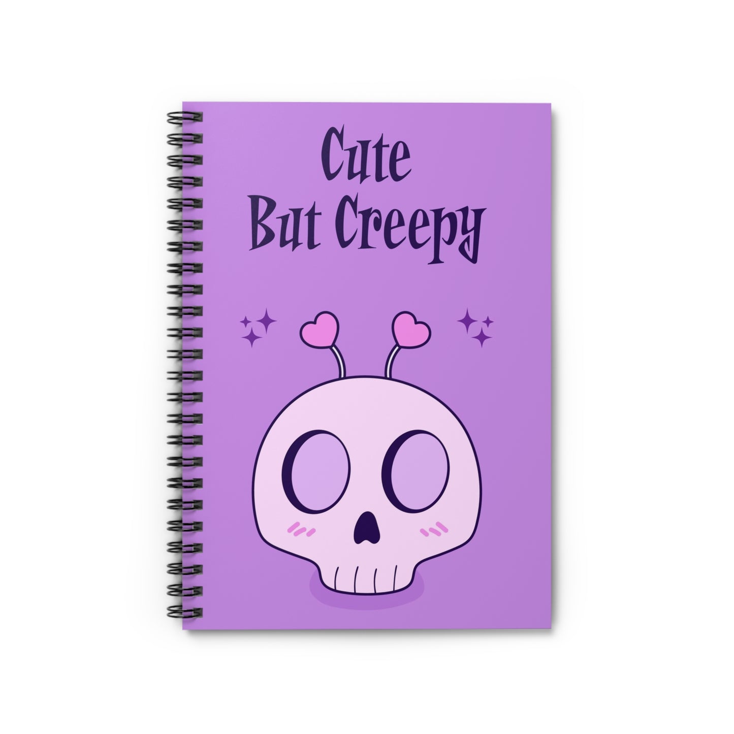 Cute But Creepy Spiral Notebook