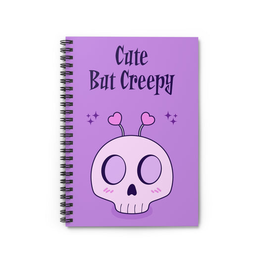 Cute But Creepy Spiral Notebook