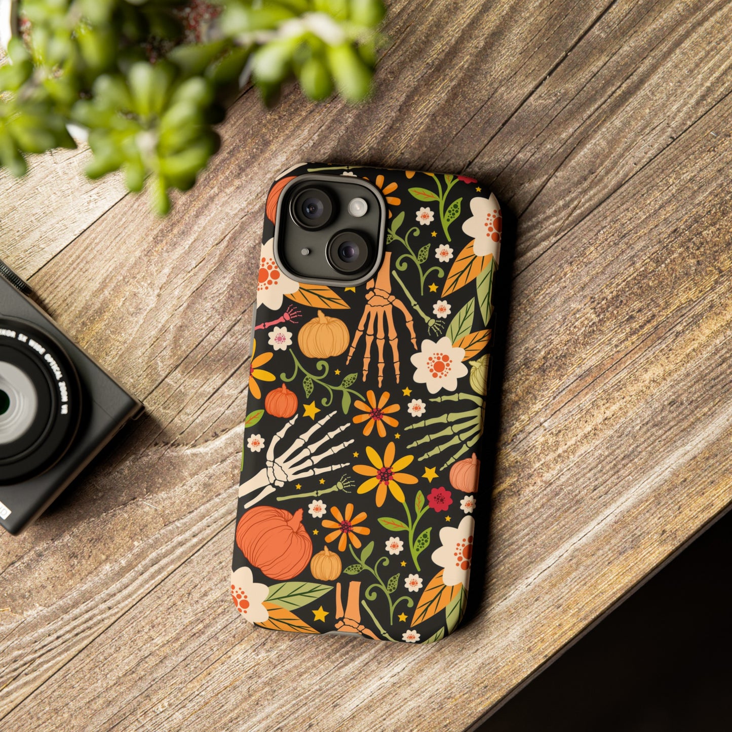 Bones And Flowers Phone Case