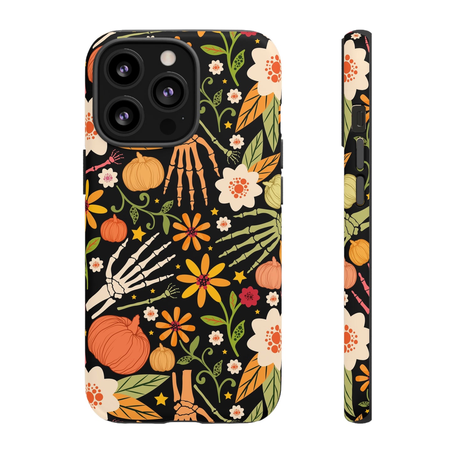 Bones And Flowers Phone Case