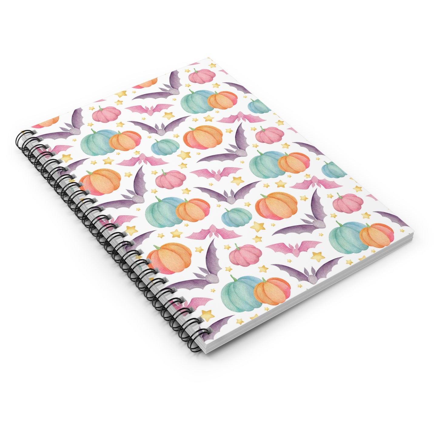 Pastel Bat Spiral Notebook