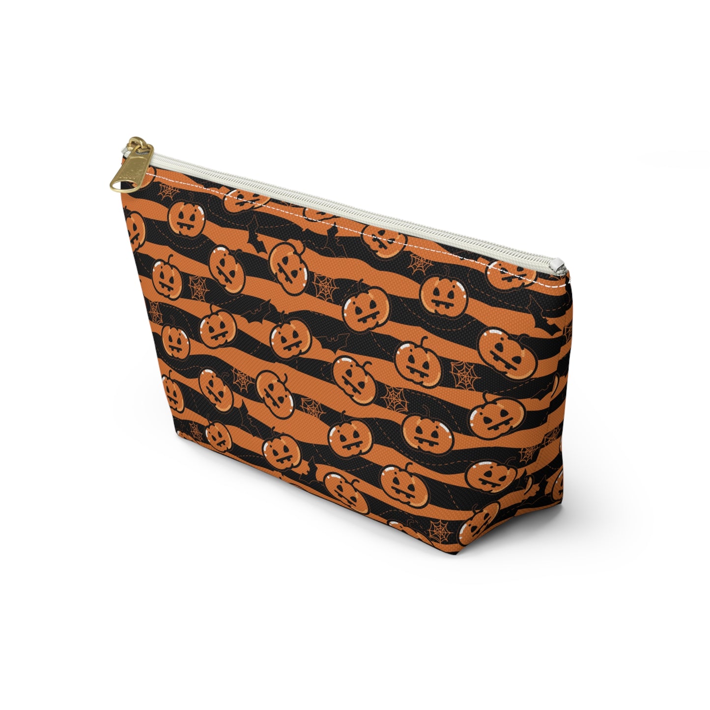 Halloween Stripes Accessory Pouch