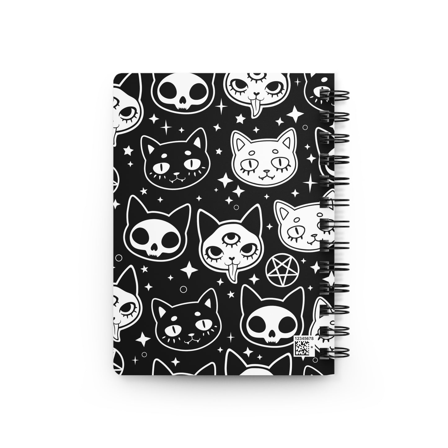 Spooky Cat Spiral Bound Journal