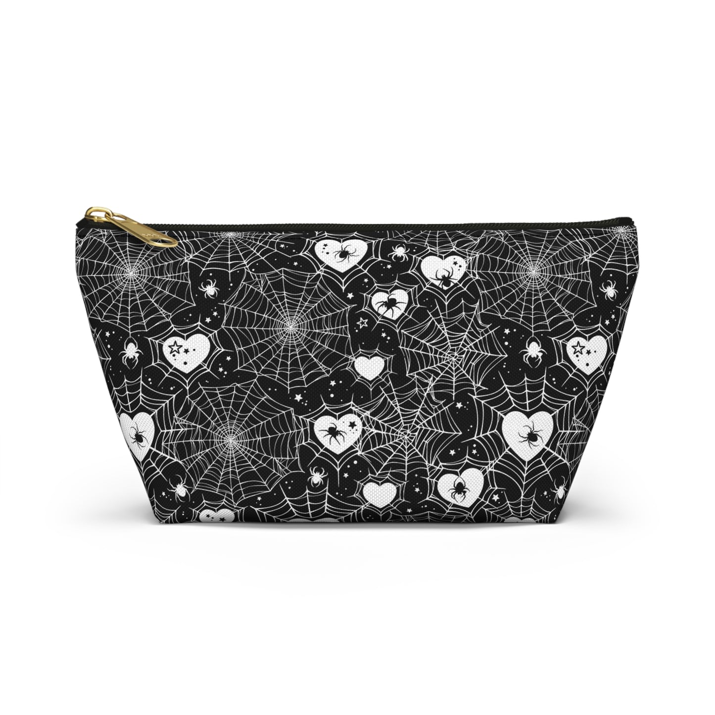 Spiderweb Hearts Accessory Pouch