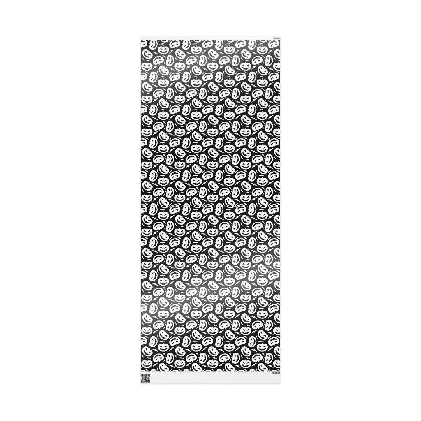 Black and White Pumpkin Wrapping Paper