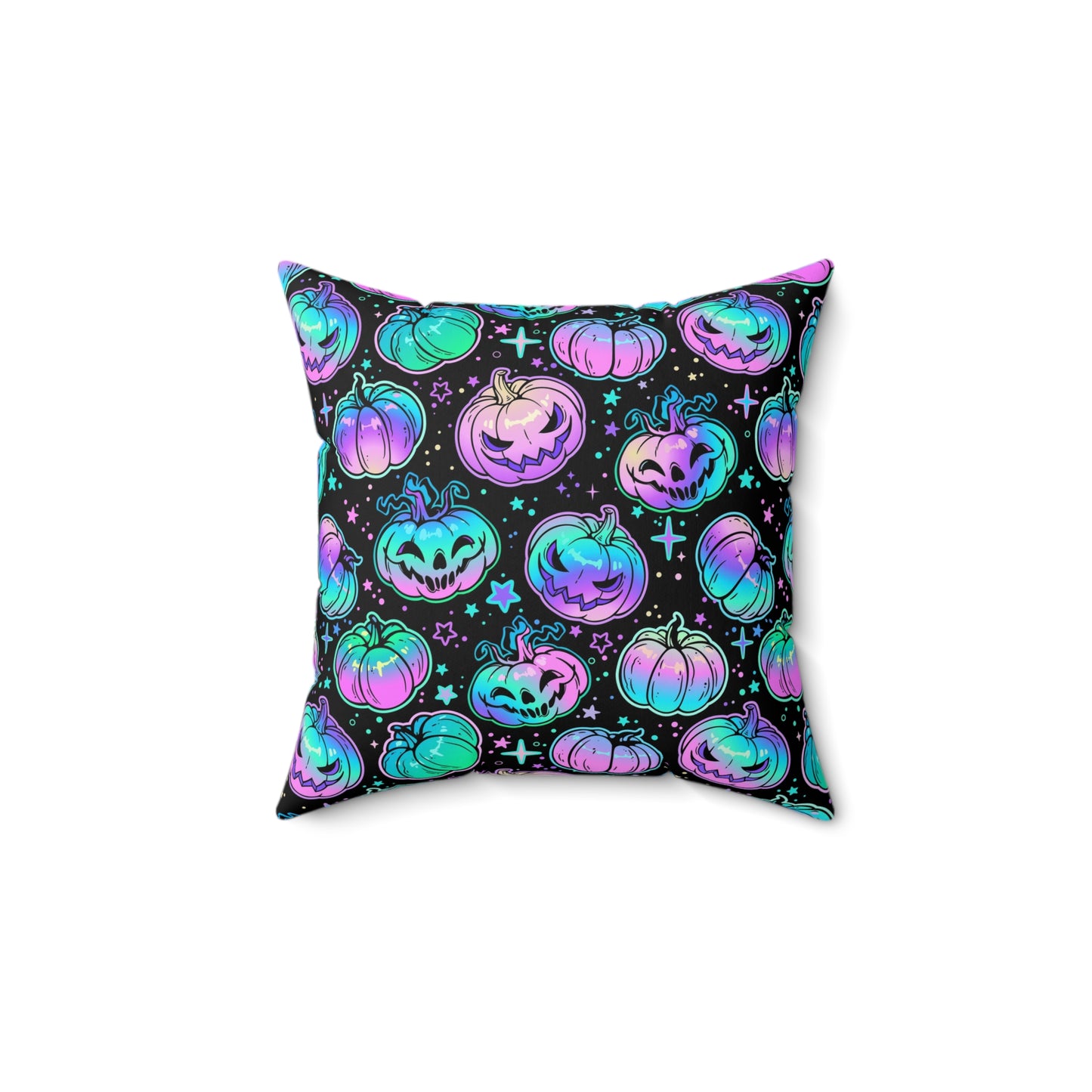 Pastel Pumpkin Square Pillow