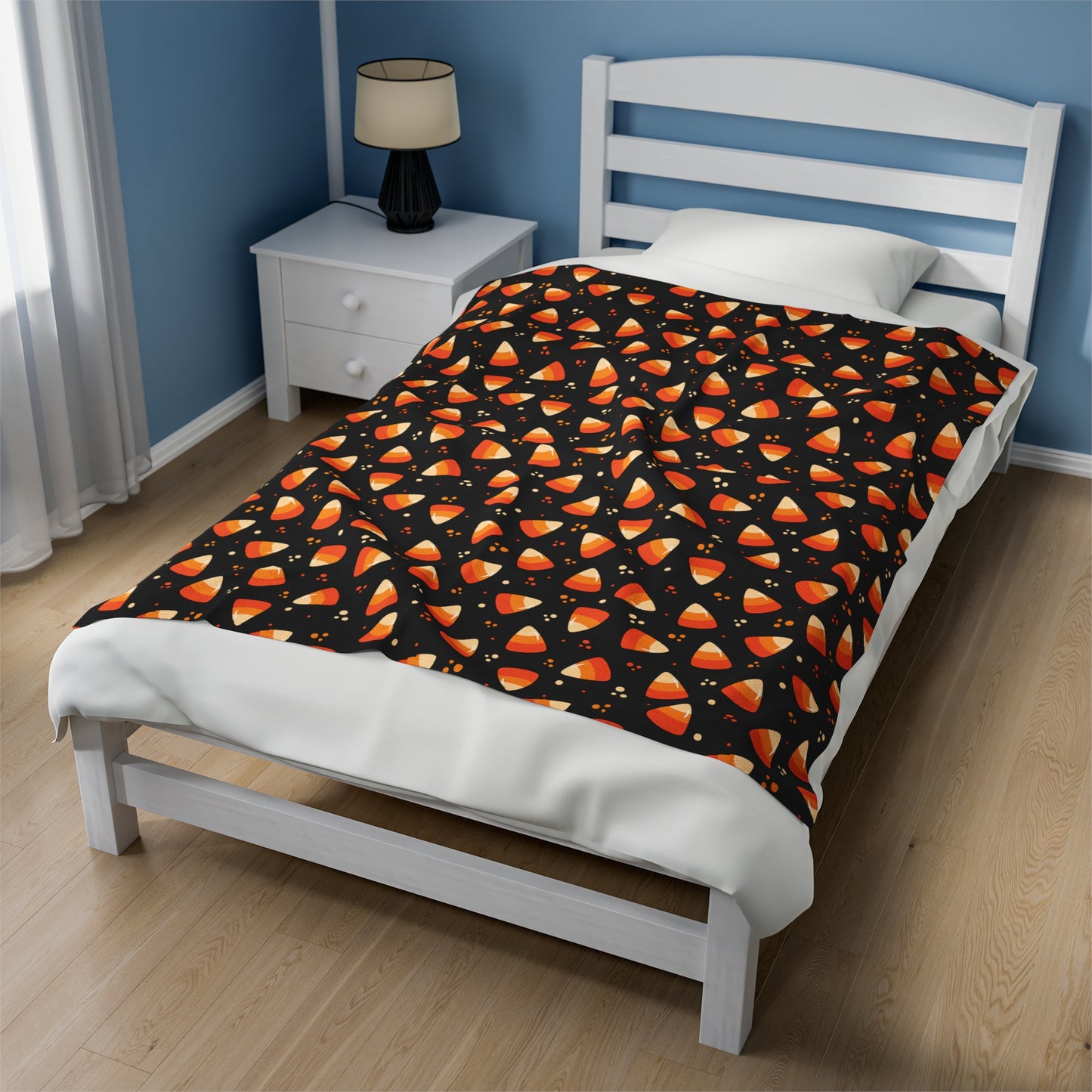 Candy Corn Plush Blanket