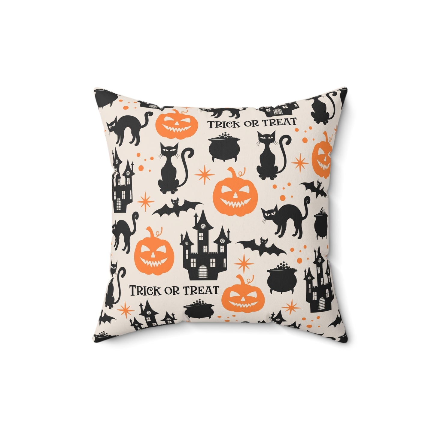 Trick Or Treat Square Pillow