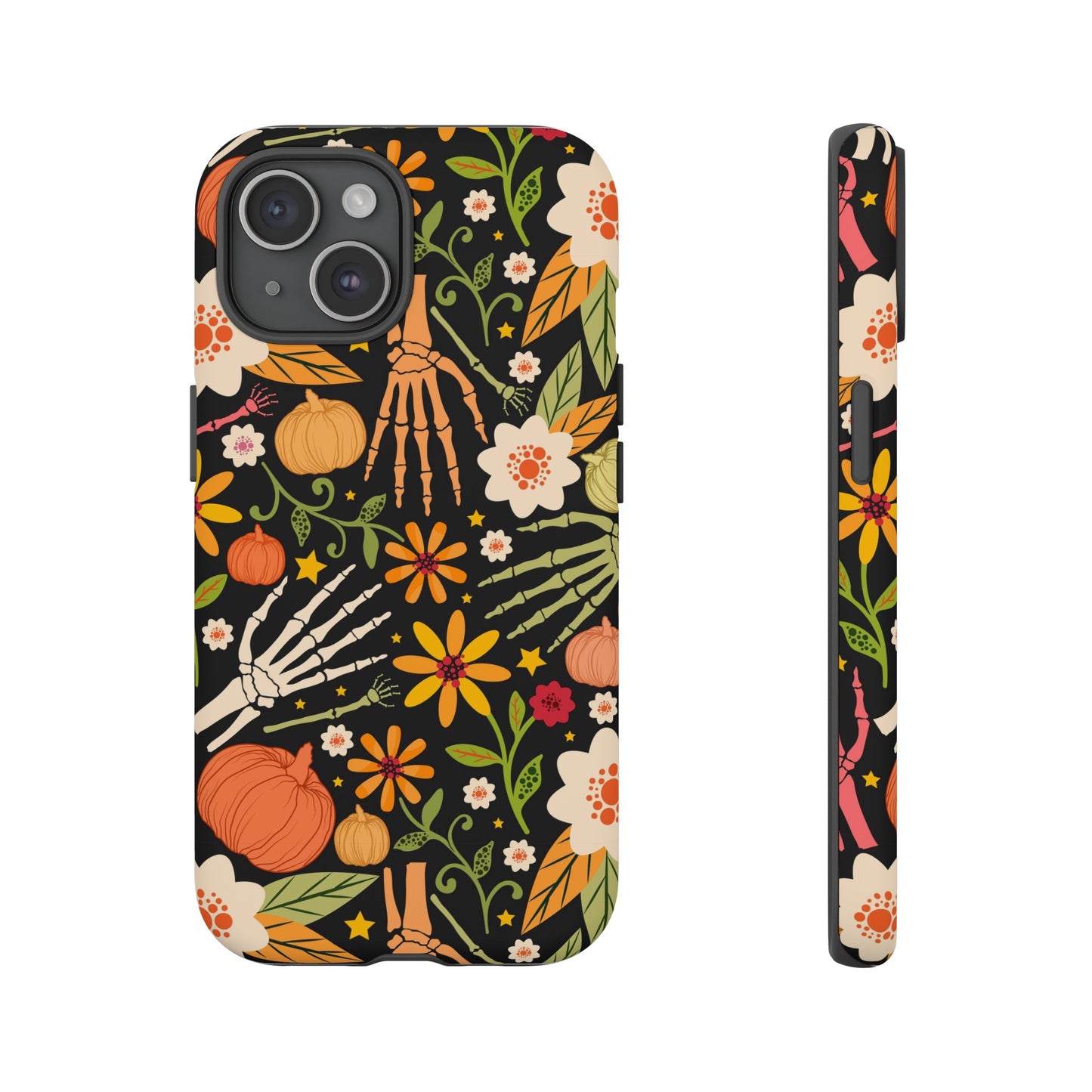 Bones And Flowers Phone Case