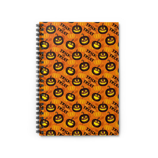 Trick Or Treat Spiral Notebook