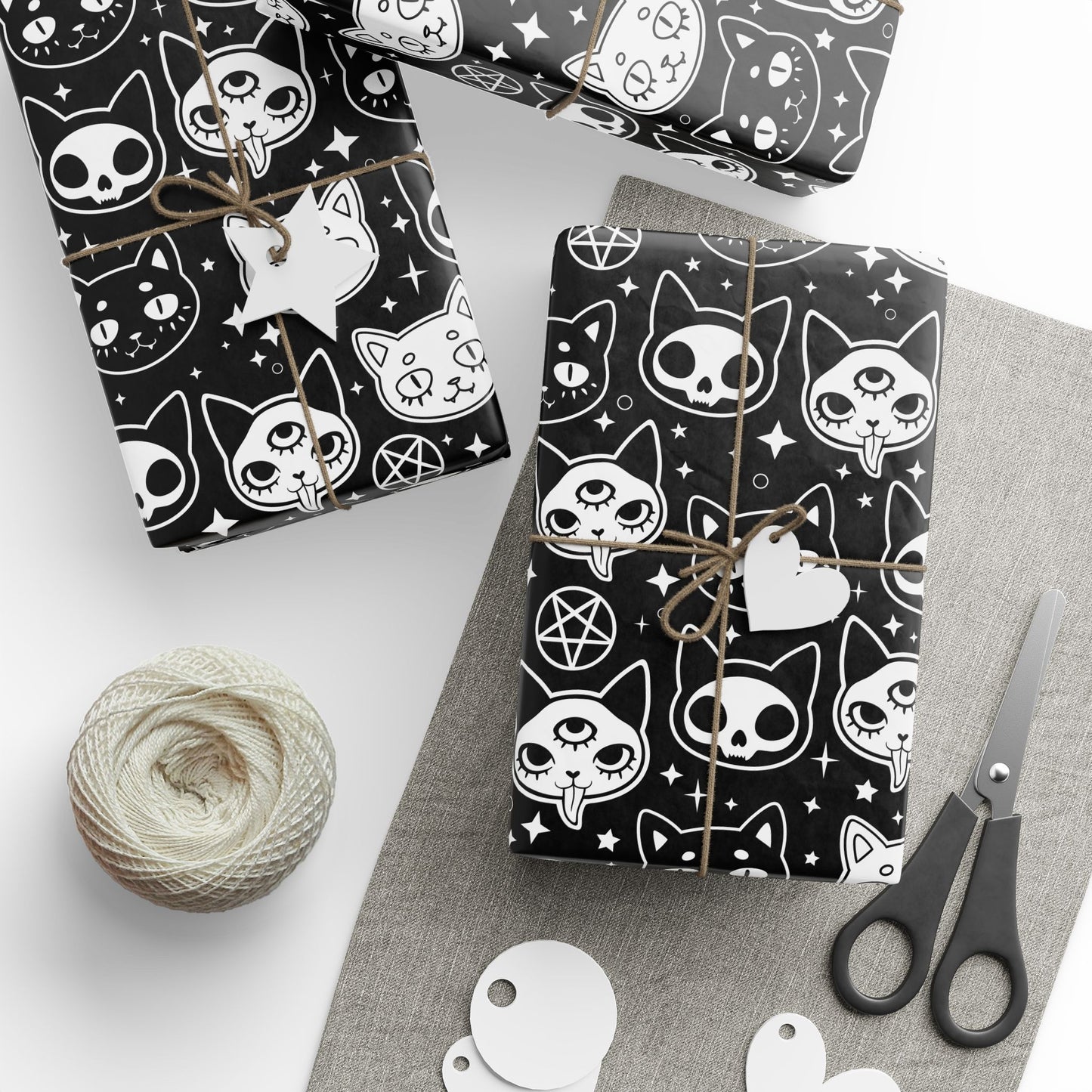 Spooky Cat Wrapping Paper