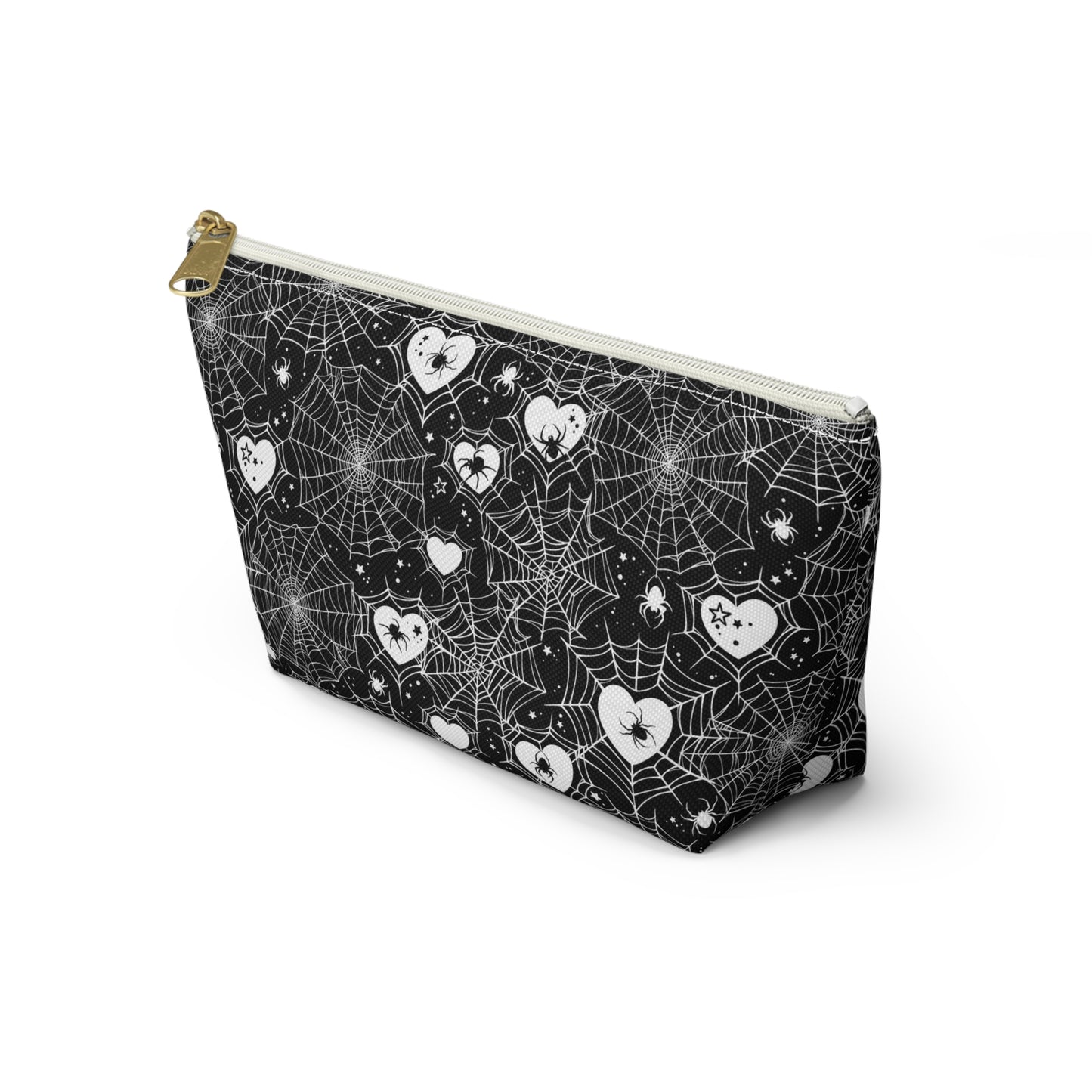 Spiderweb Hearts Accessory Pouch