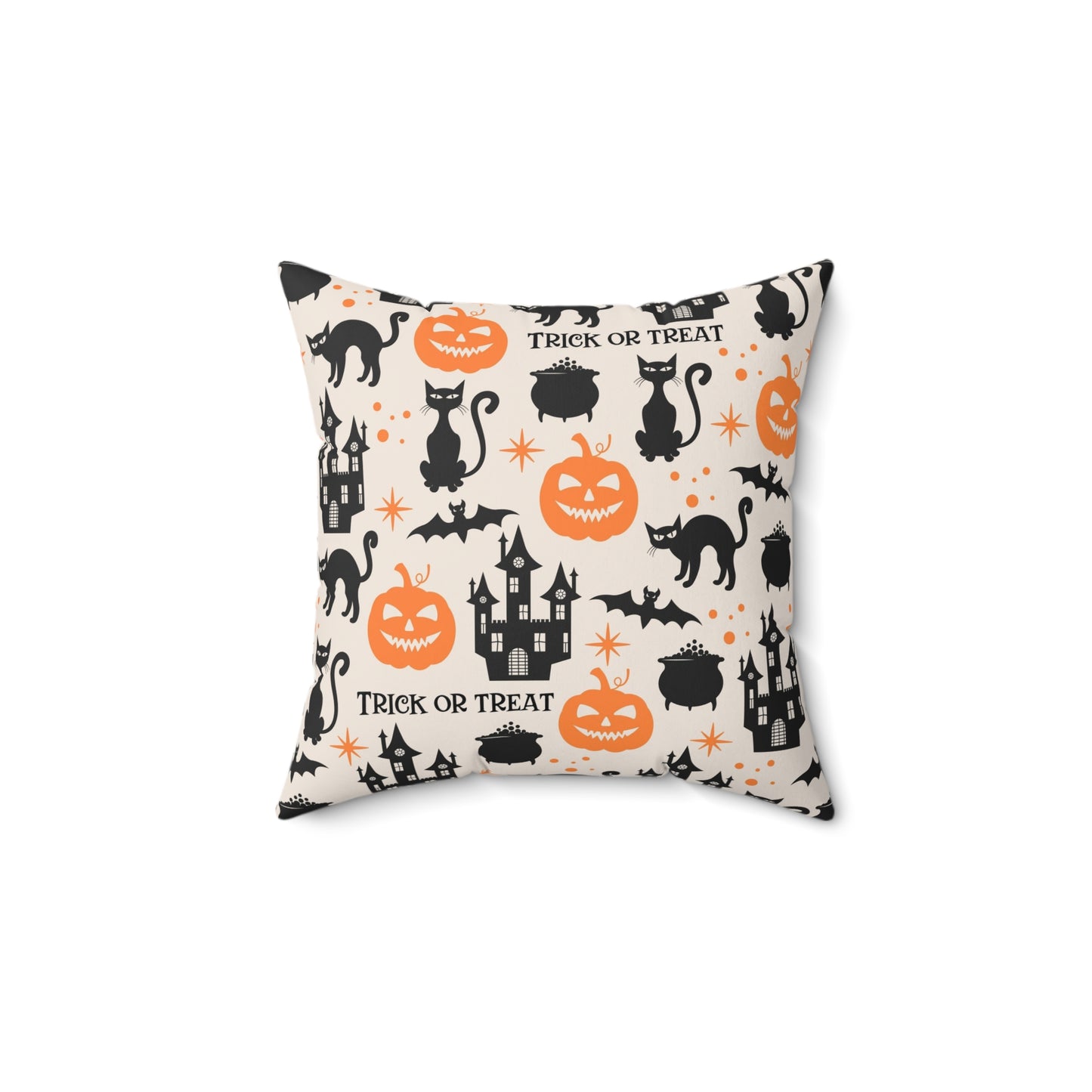 Trick Or Treat Square Pillow