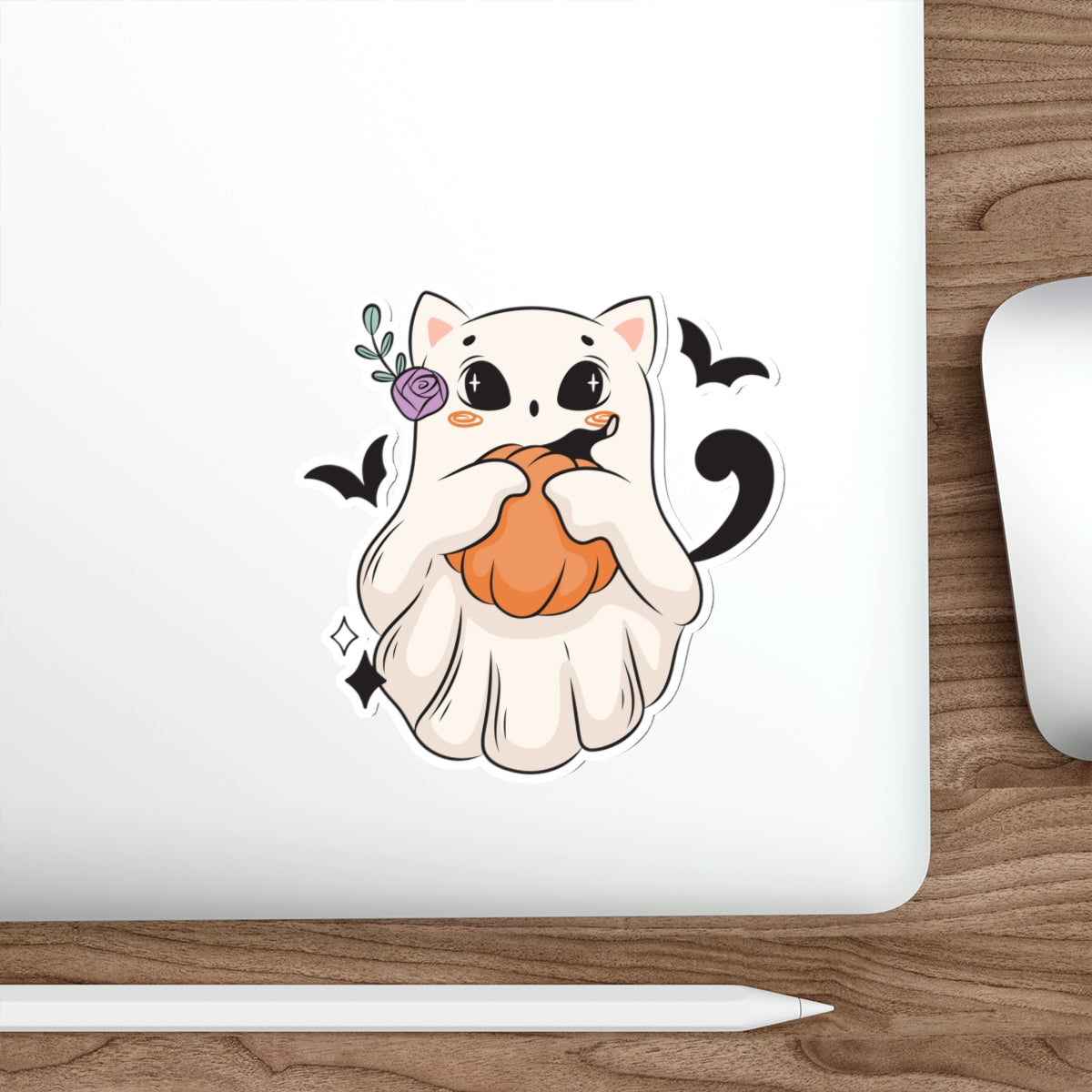 Ghost Cat Sticker