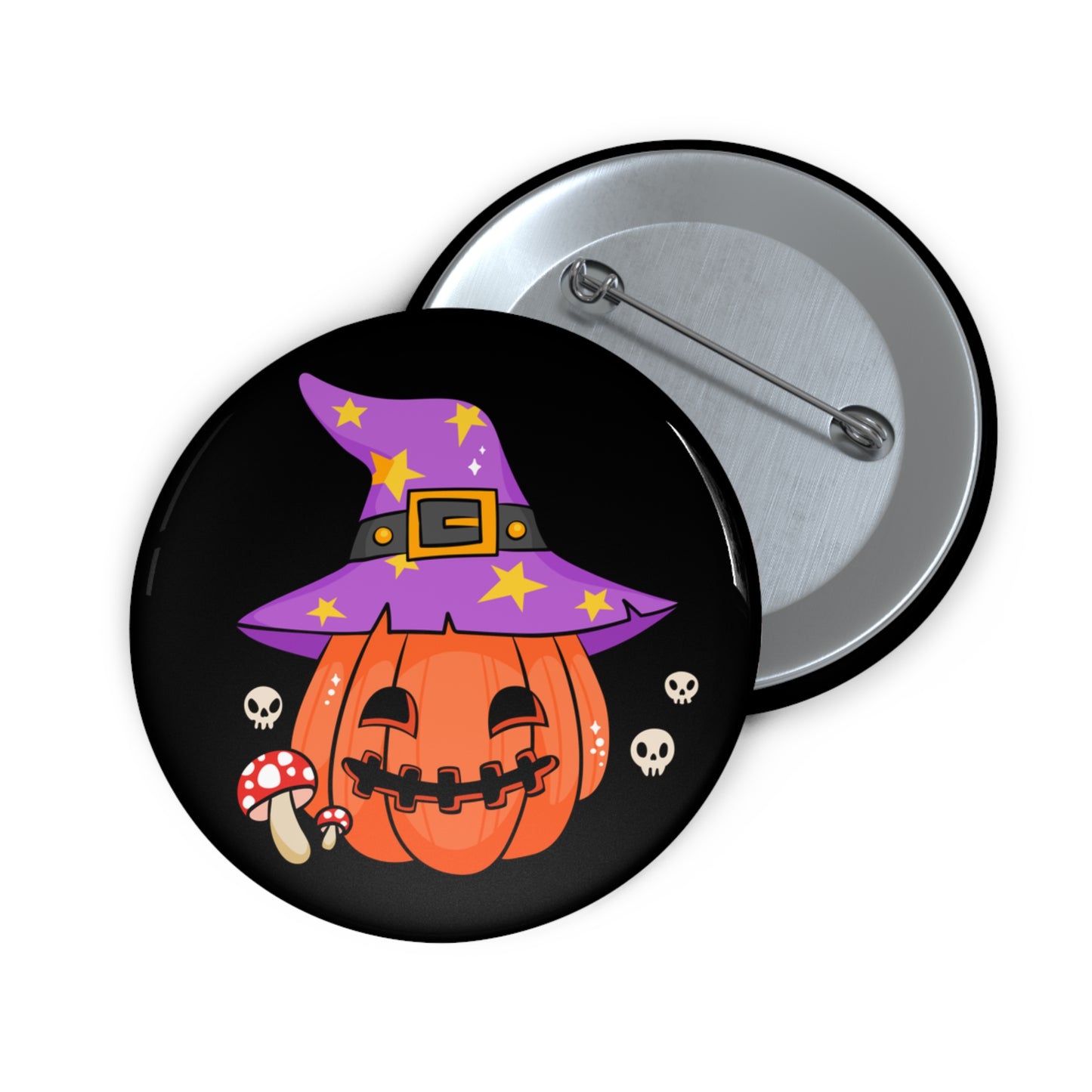 Pumpkin Pin Button