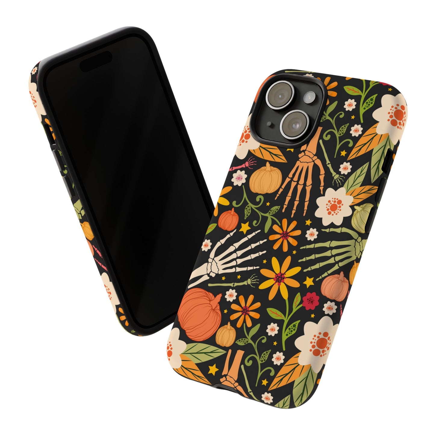 Bones And Flowers Phone Case