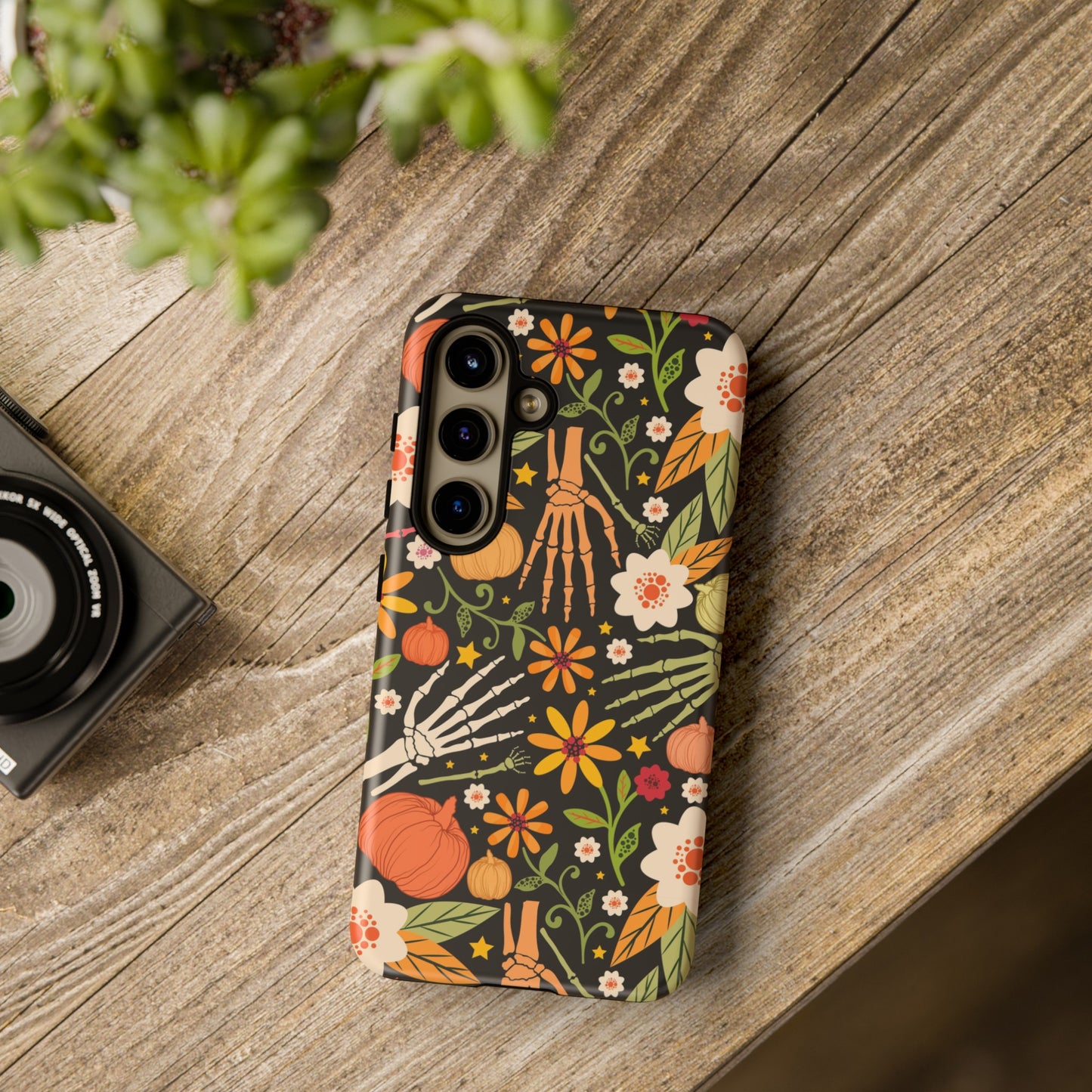 Bones And Flowers Phone Case