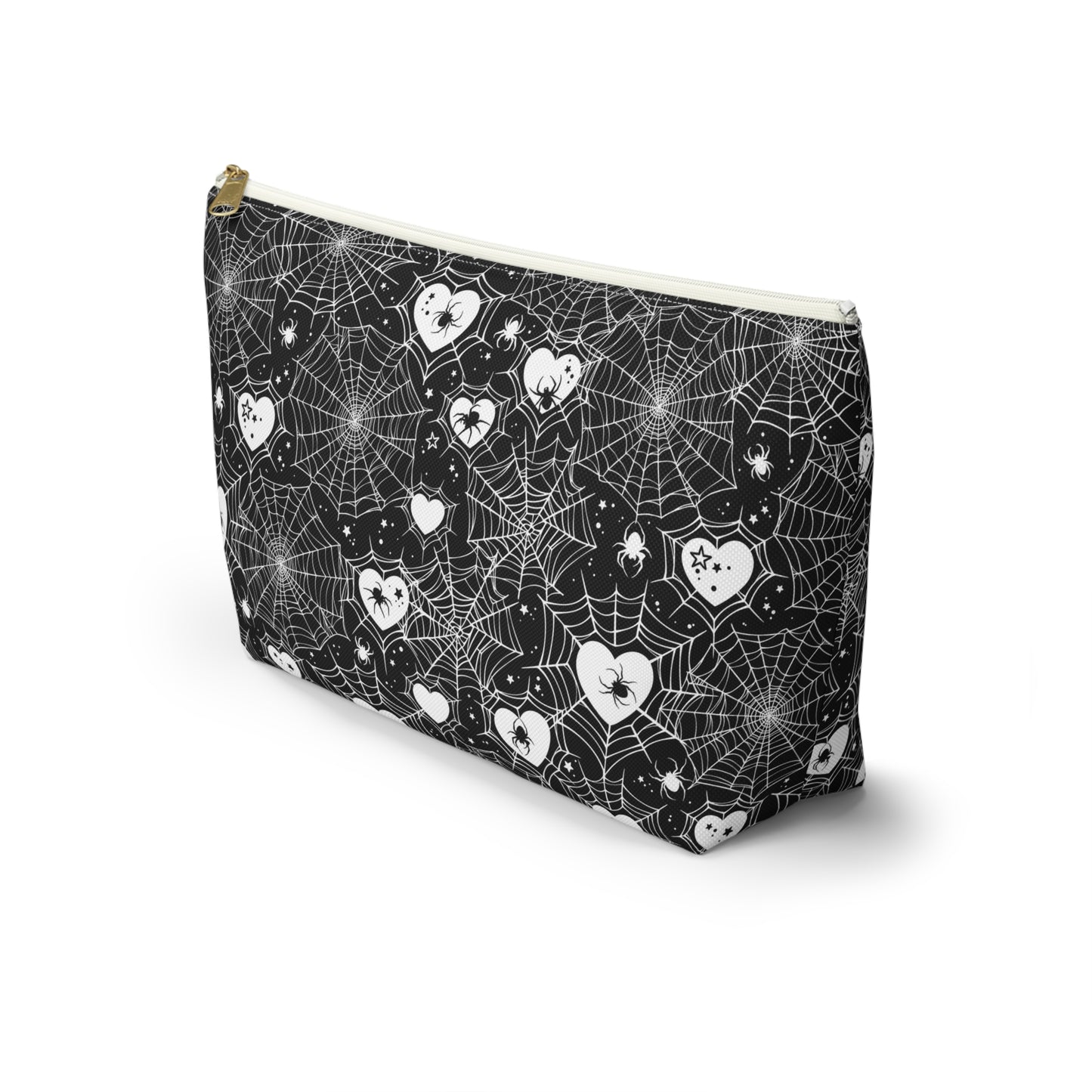 Spiderweb Hearts Accessory Pouch