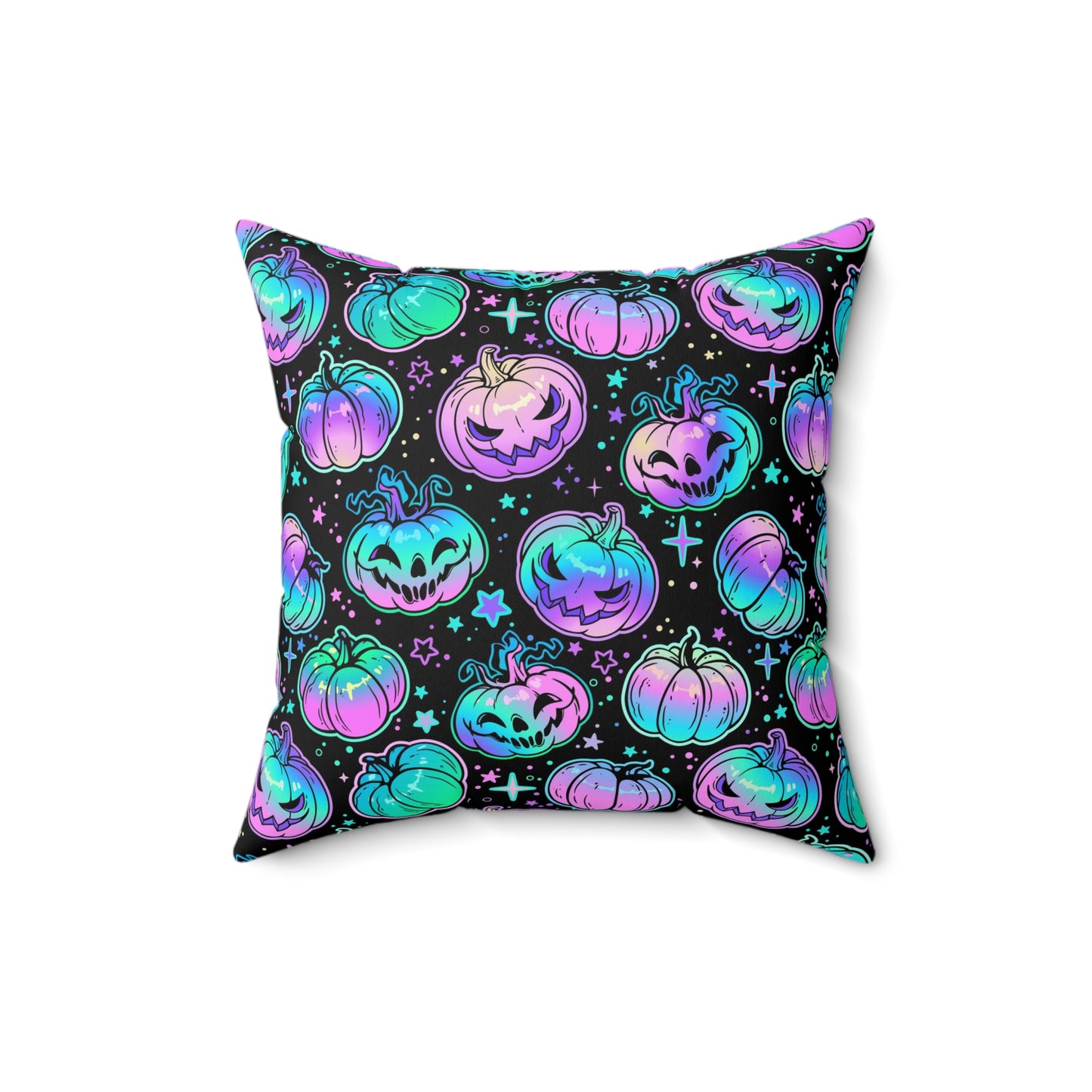 Pastel Pumpkin Square Pillow