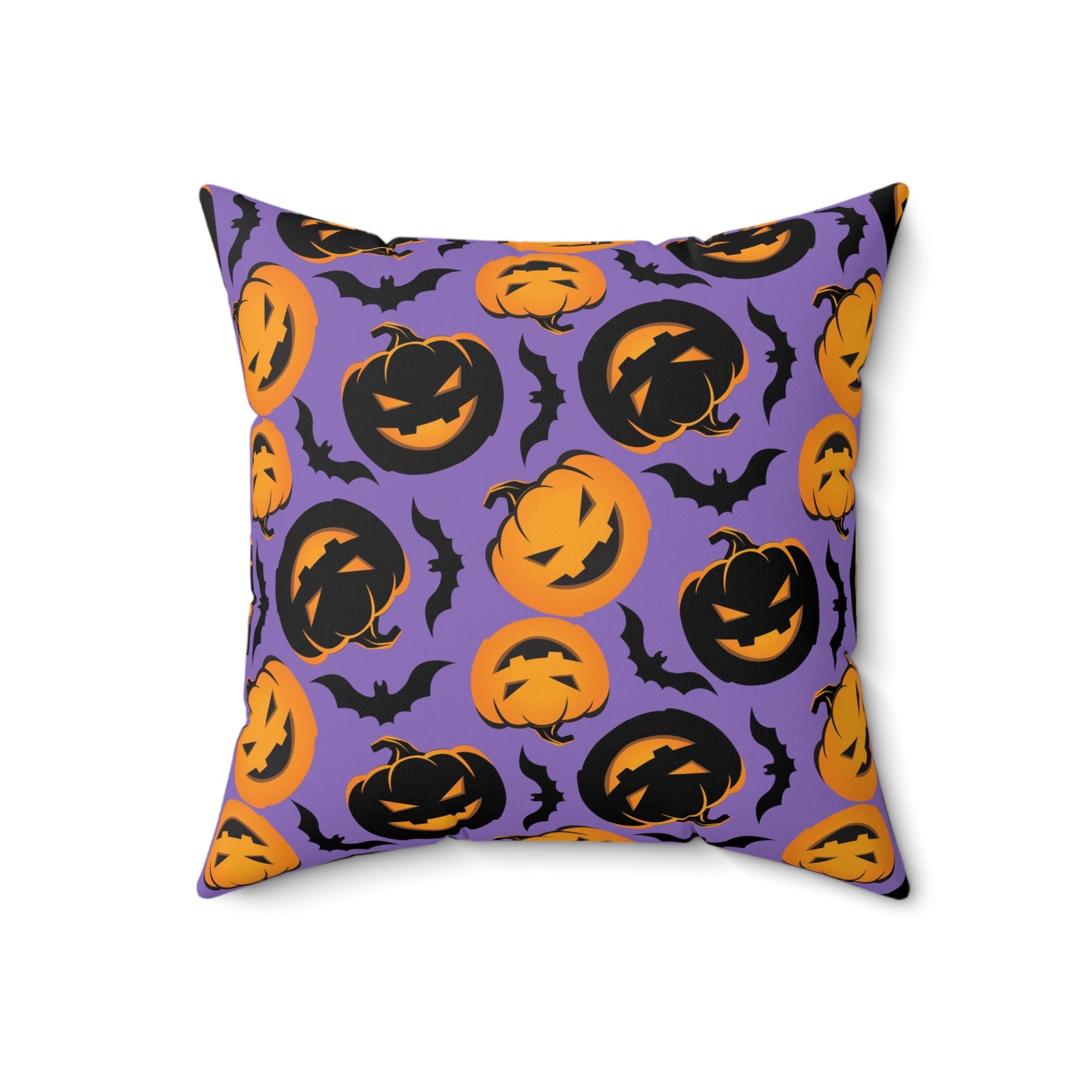 Spooky Pumpkin Square Pillow