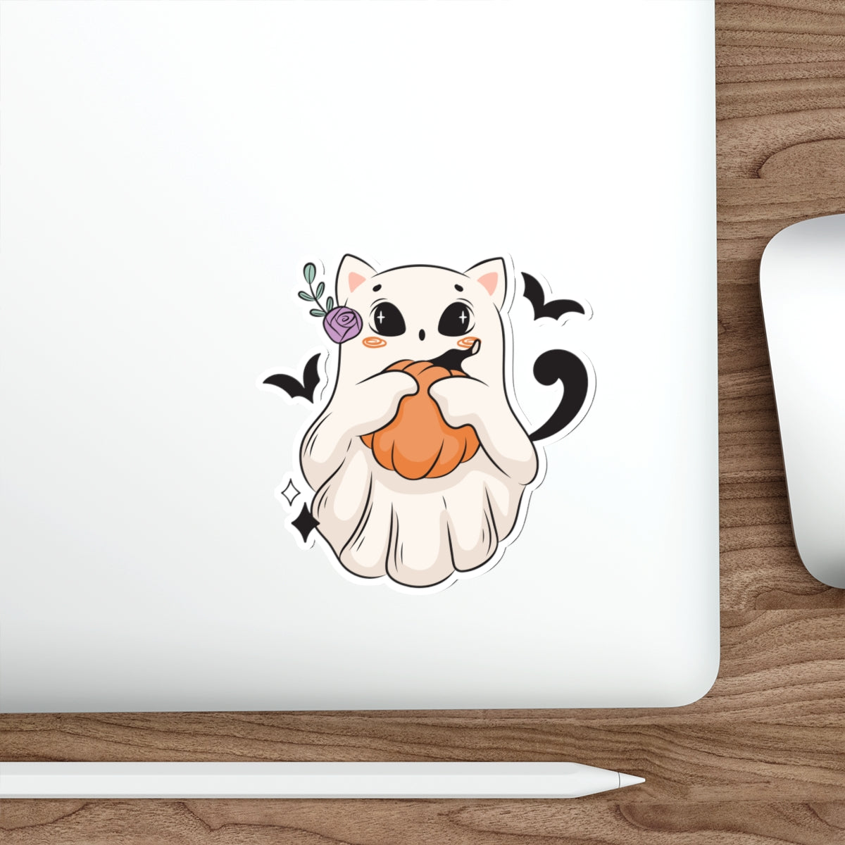 Ghost Cat Sticker