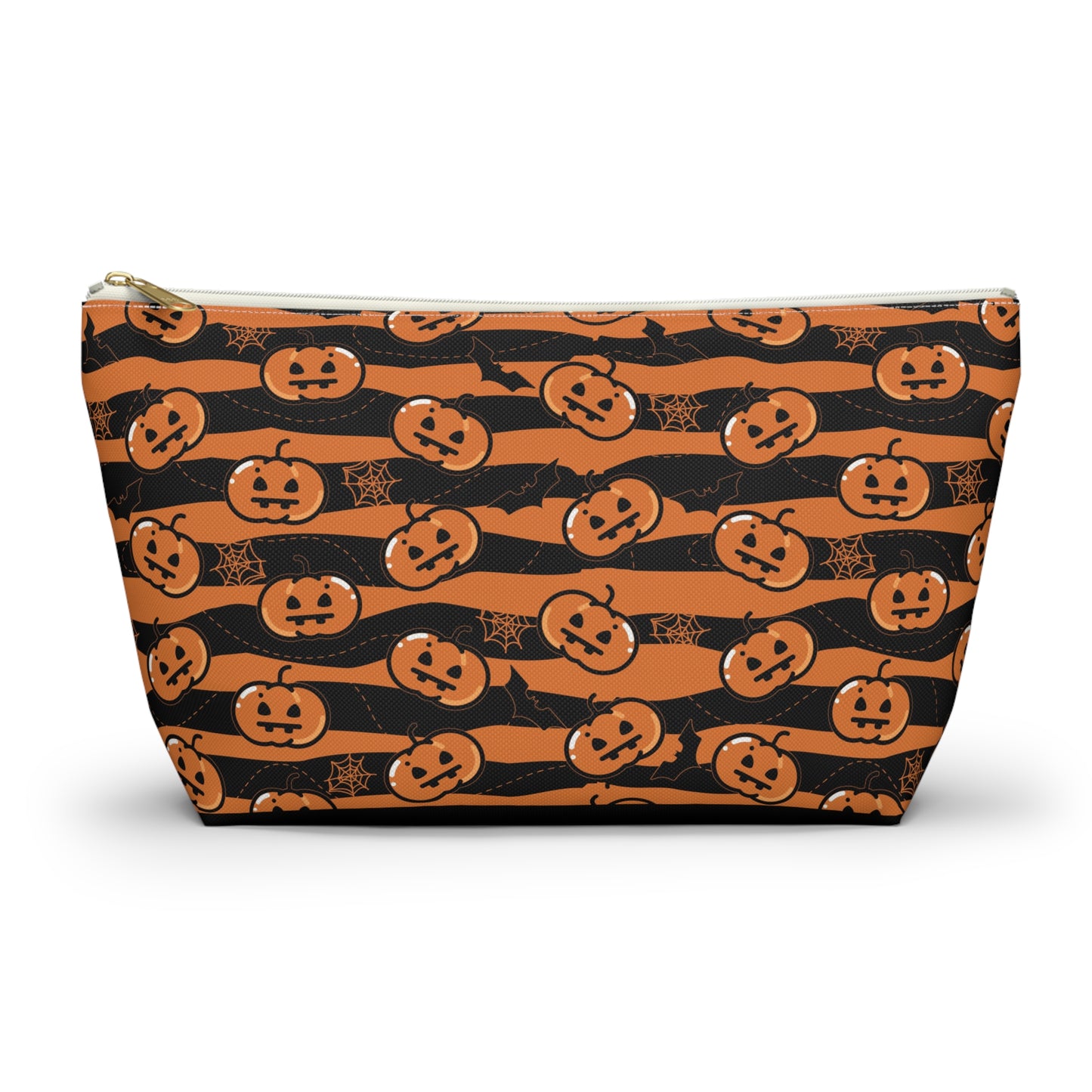 Halloween Stripes Accessory Pouch