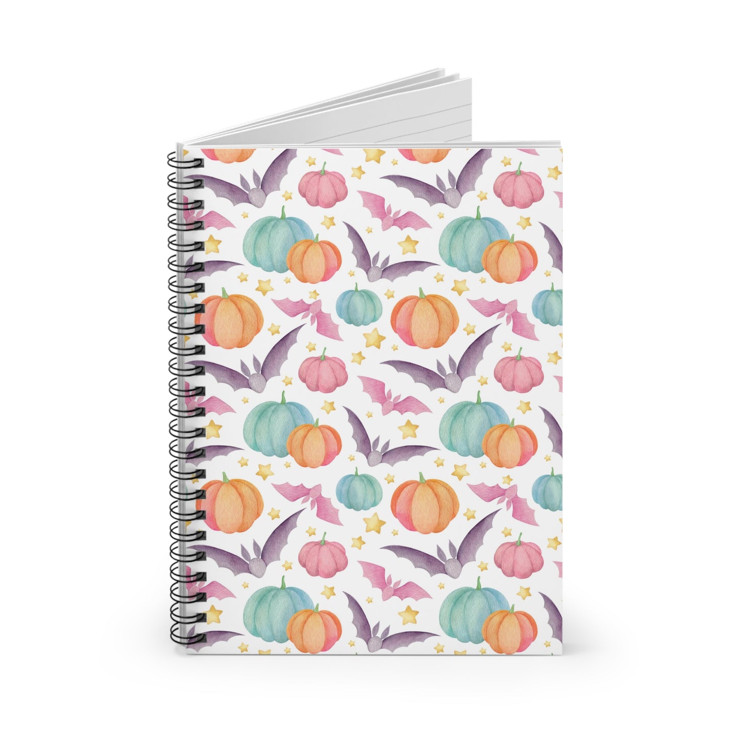 Pastel Bat Spiral Notebook