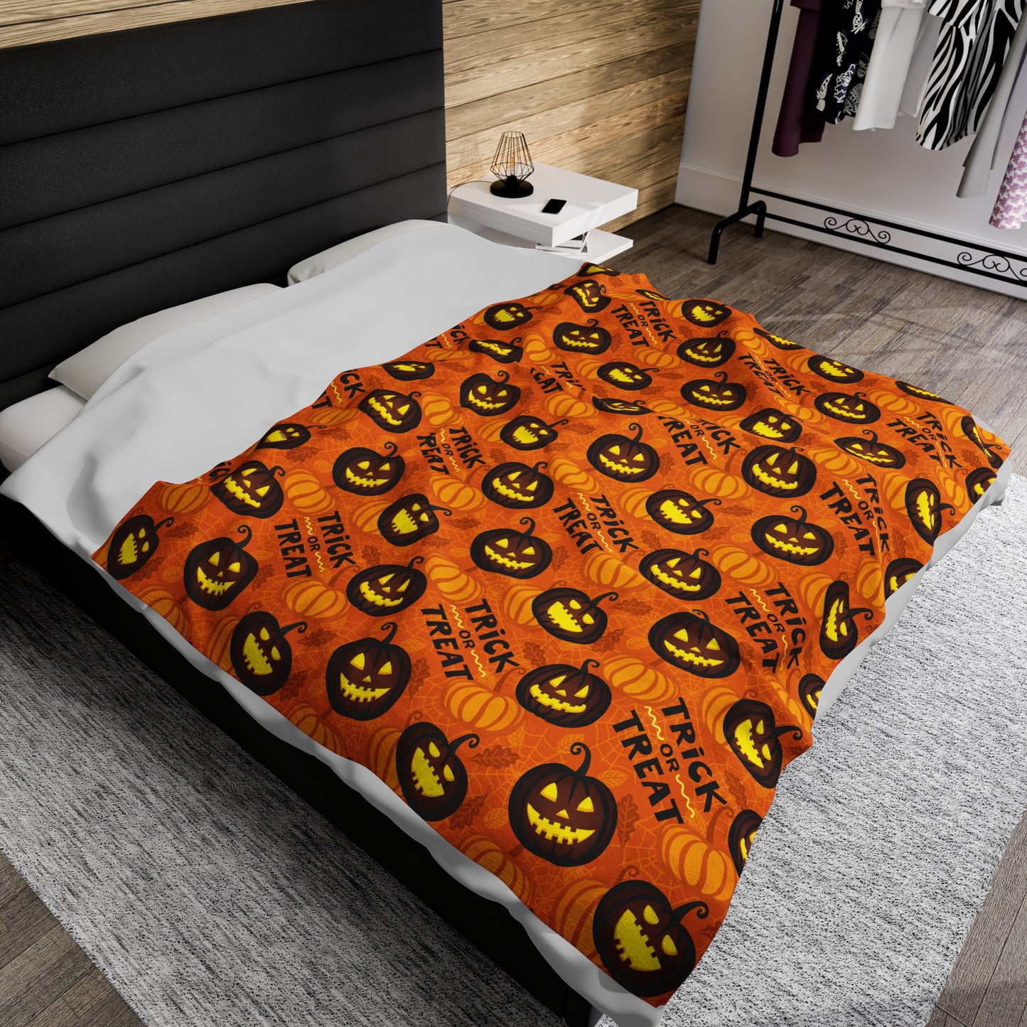 Trick Or Treat Plush Blanket