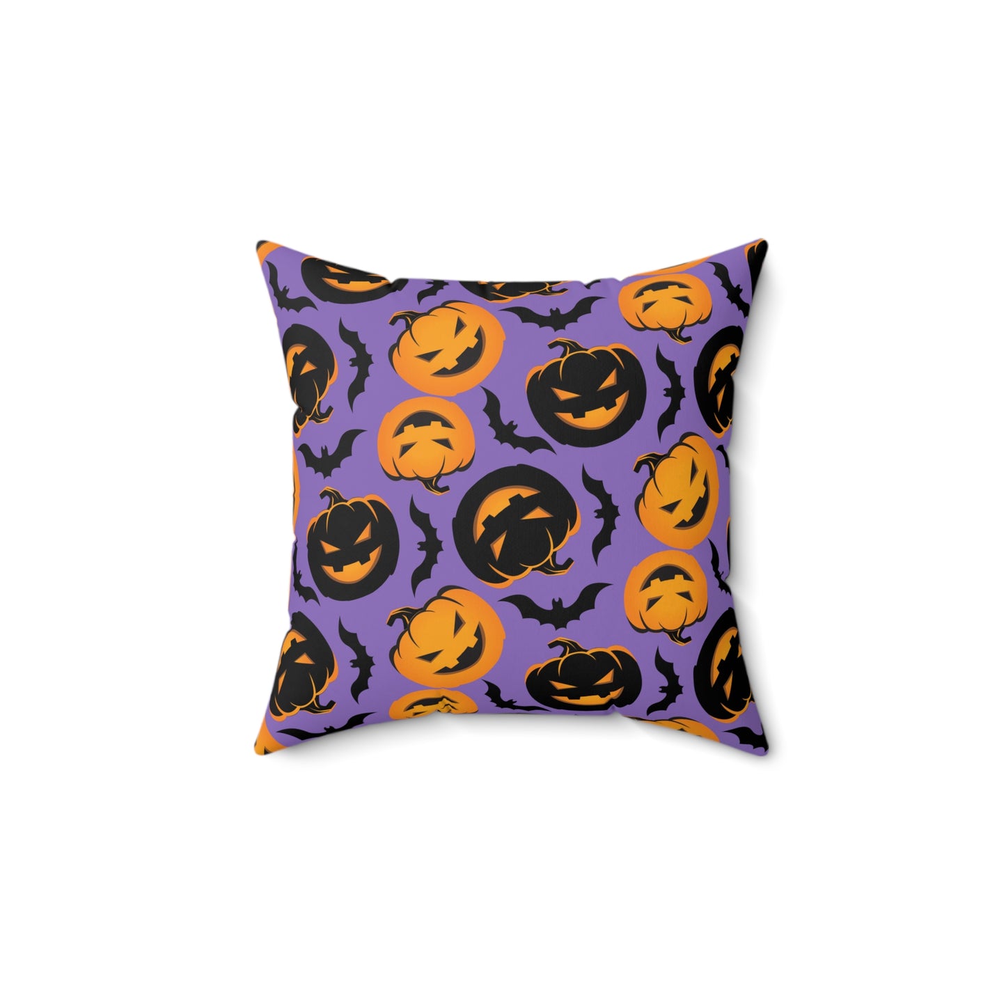 Spooky Pumpkin Square Pillow