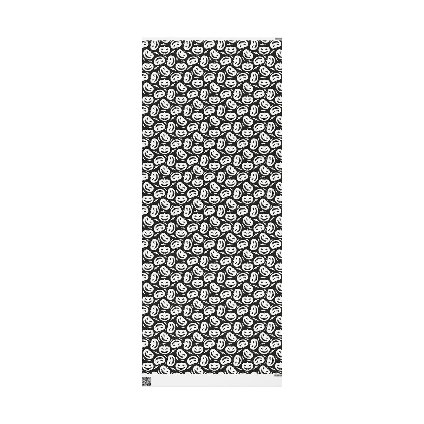 Black and White Pumpkin Wrapping Paper